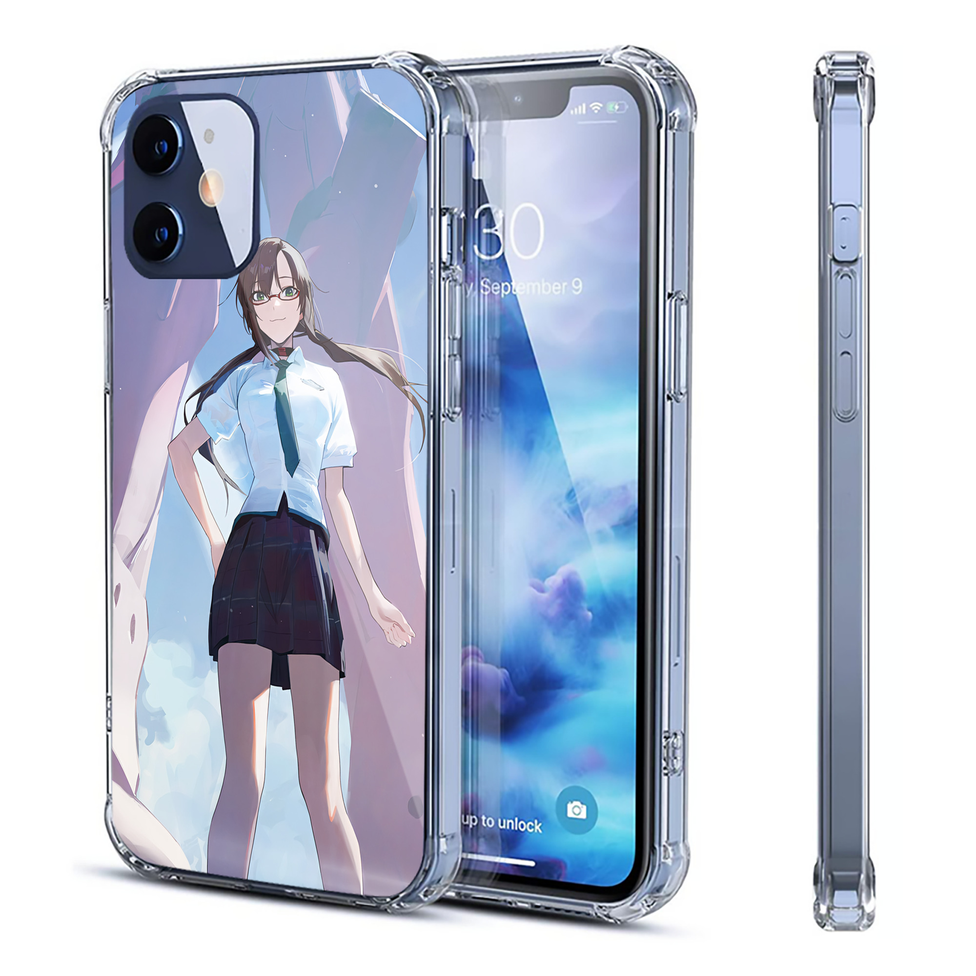（画像用） EVA 新世紀エヴァンゲリオン 【iPhone 12シリーズ対応】透明スマホケース（クリアソフトケース）